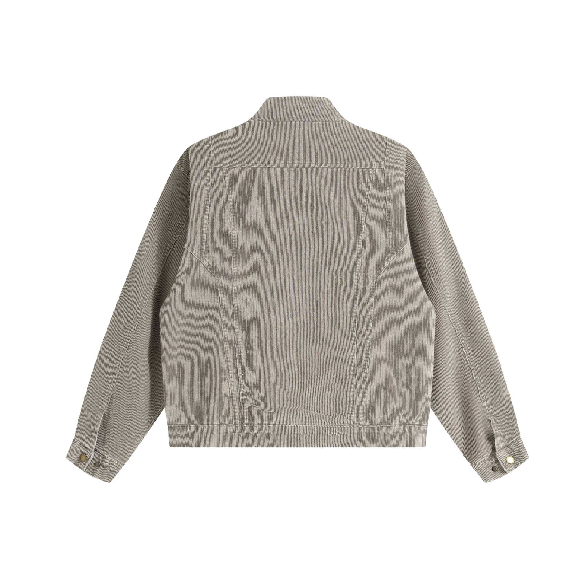 Corduroy Jacket for Men Casual Short Workwear Coat