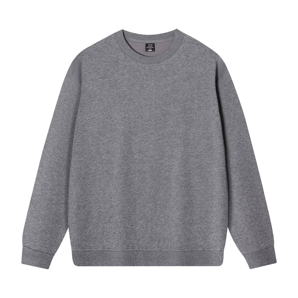 Loose round neck long sleeved sweatshirt for men