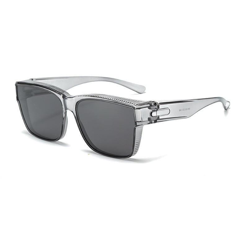 Outdoor driving sunglasses one lens dual-use glasses