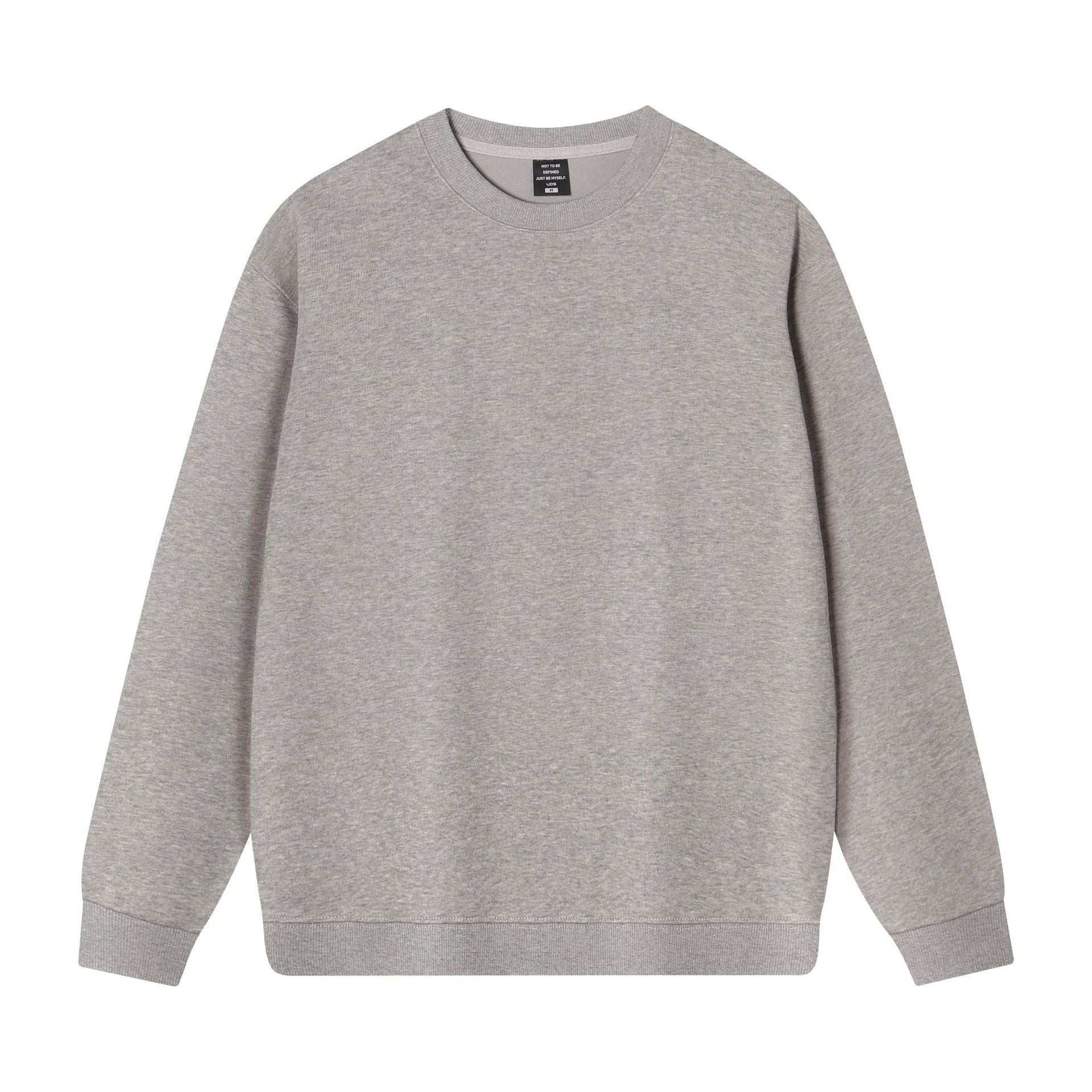 Loose fit crew neck long sleeve sweatshirt