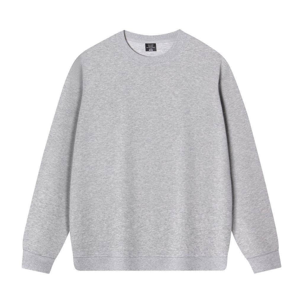 Loose fit crew neck long sleeve sweatshirt