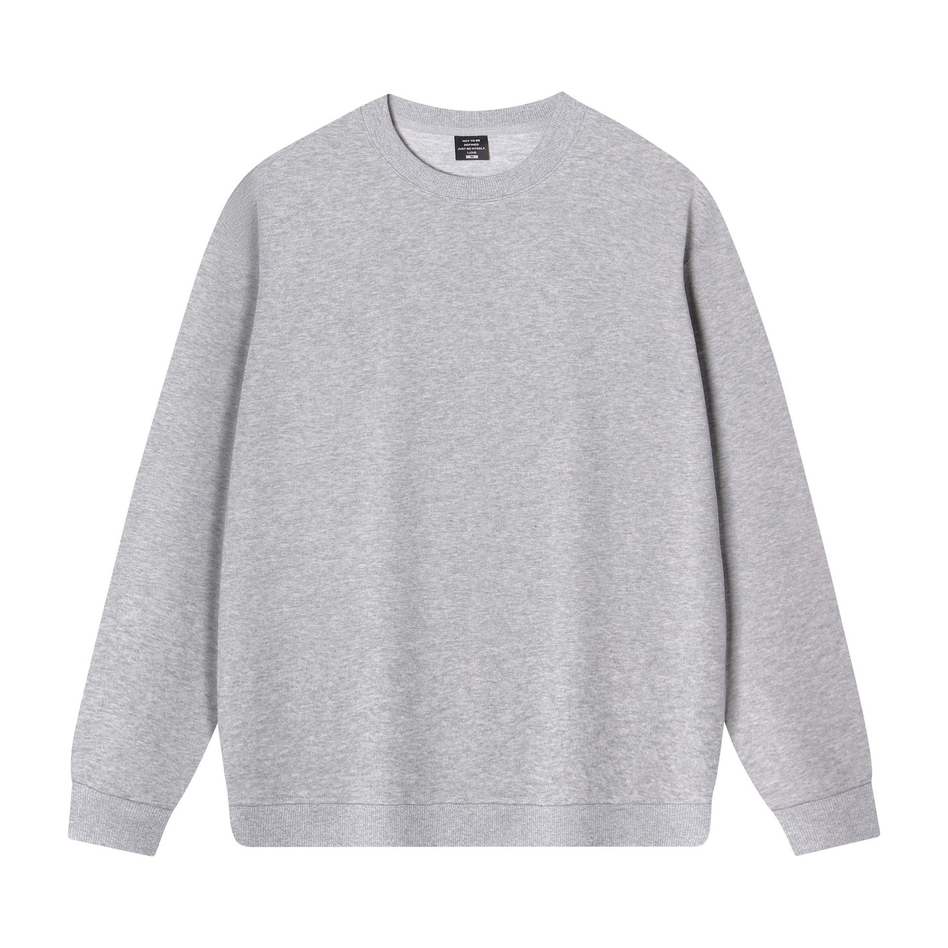 Loose fit crew neck long sleeve sweatshirt