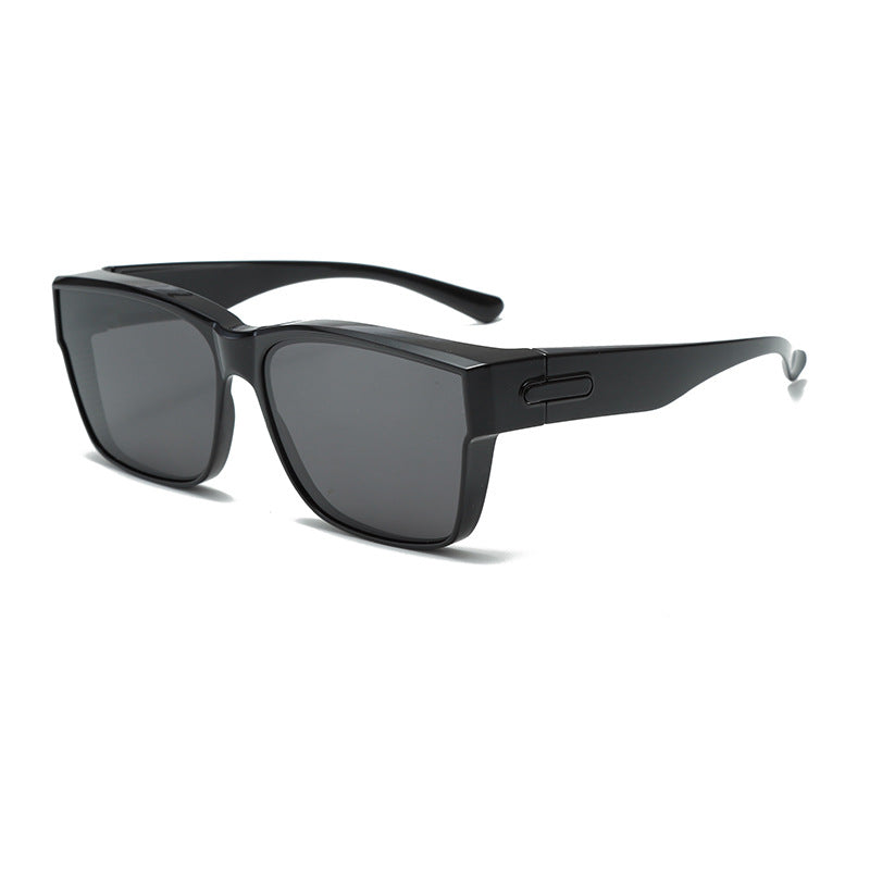 Outdoor driving sunglasses one lens dual-use glasses