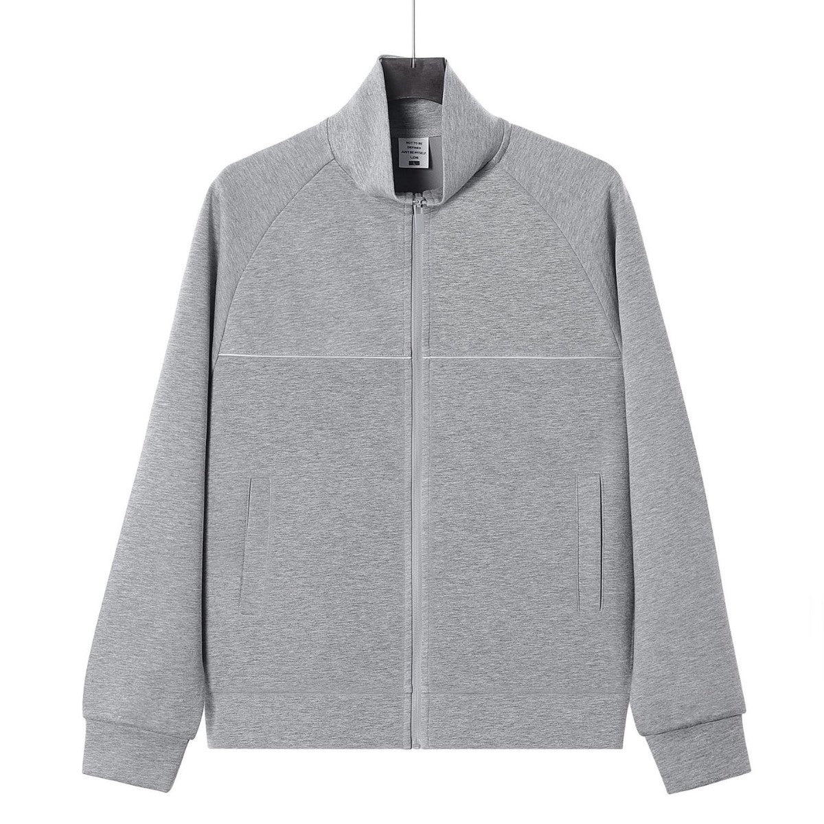 Stand up collar zipper jacket for men