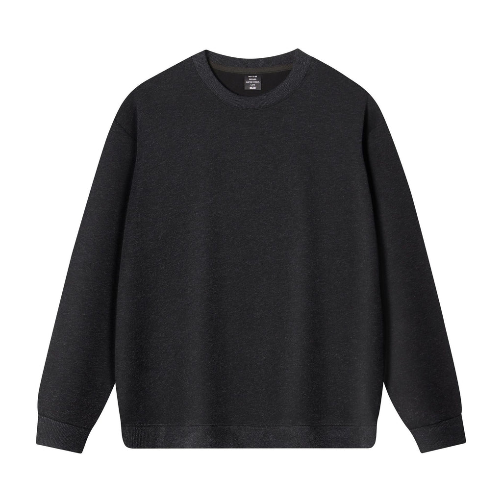 Loose round neck long sleeved sweatshirt for men