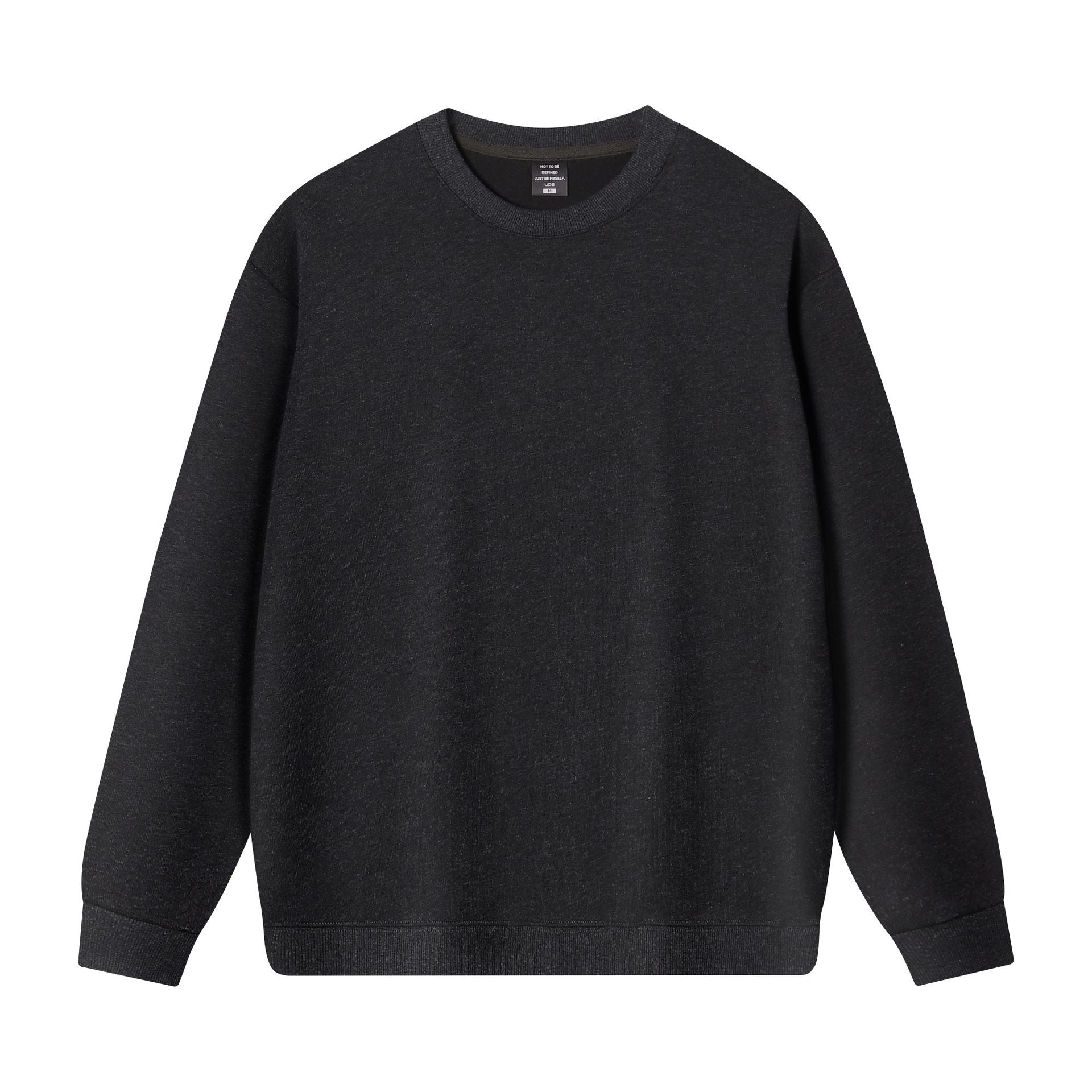 Loose round neck long sleeved sweatshirt for men