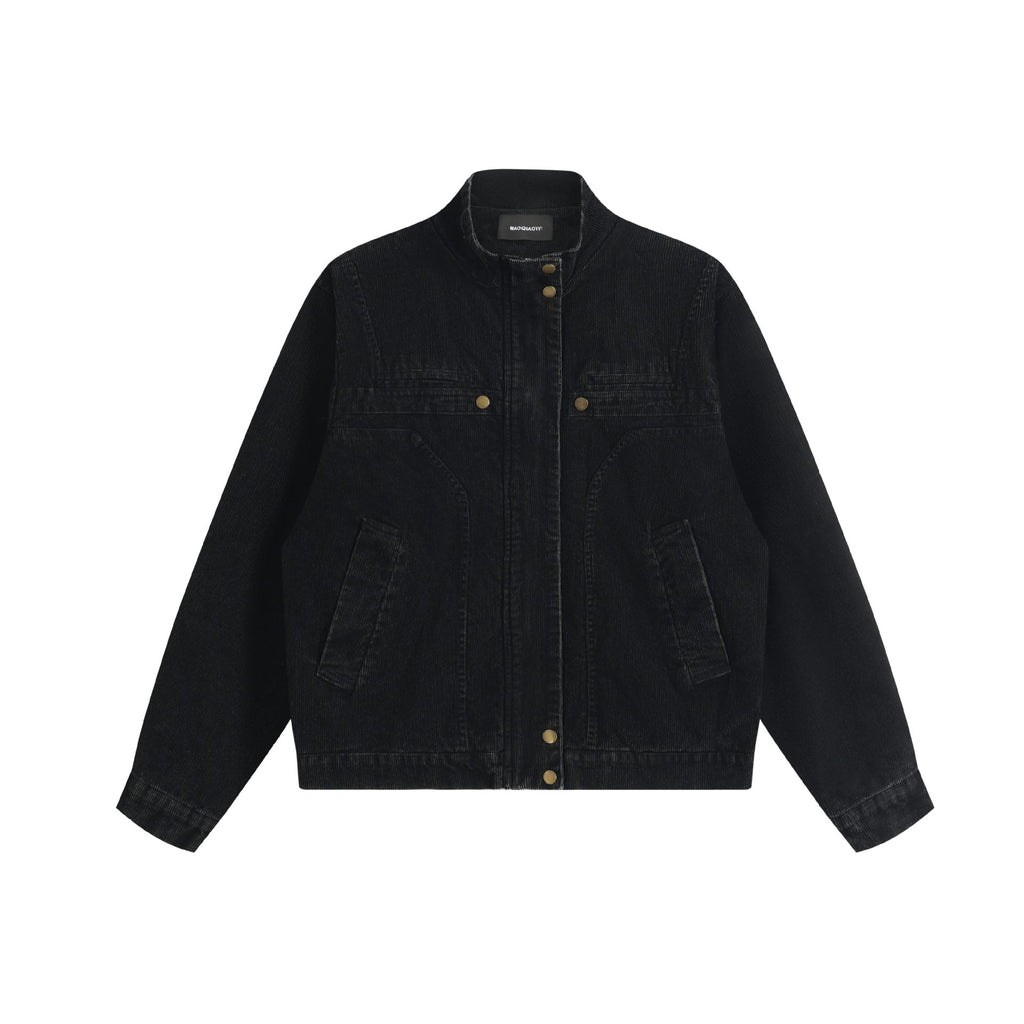 Corduroy Jacket for Men Casual Short Workwear Coat
