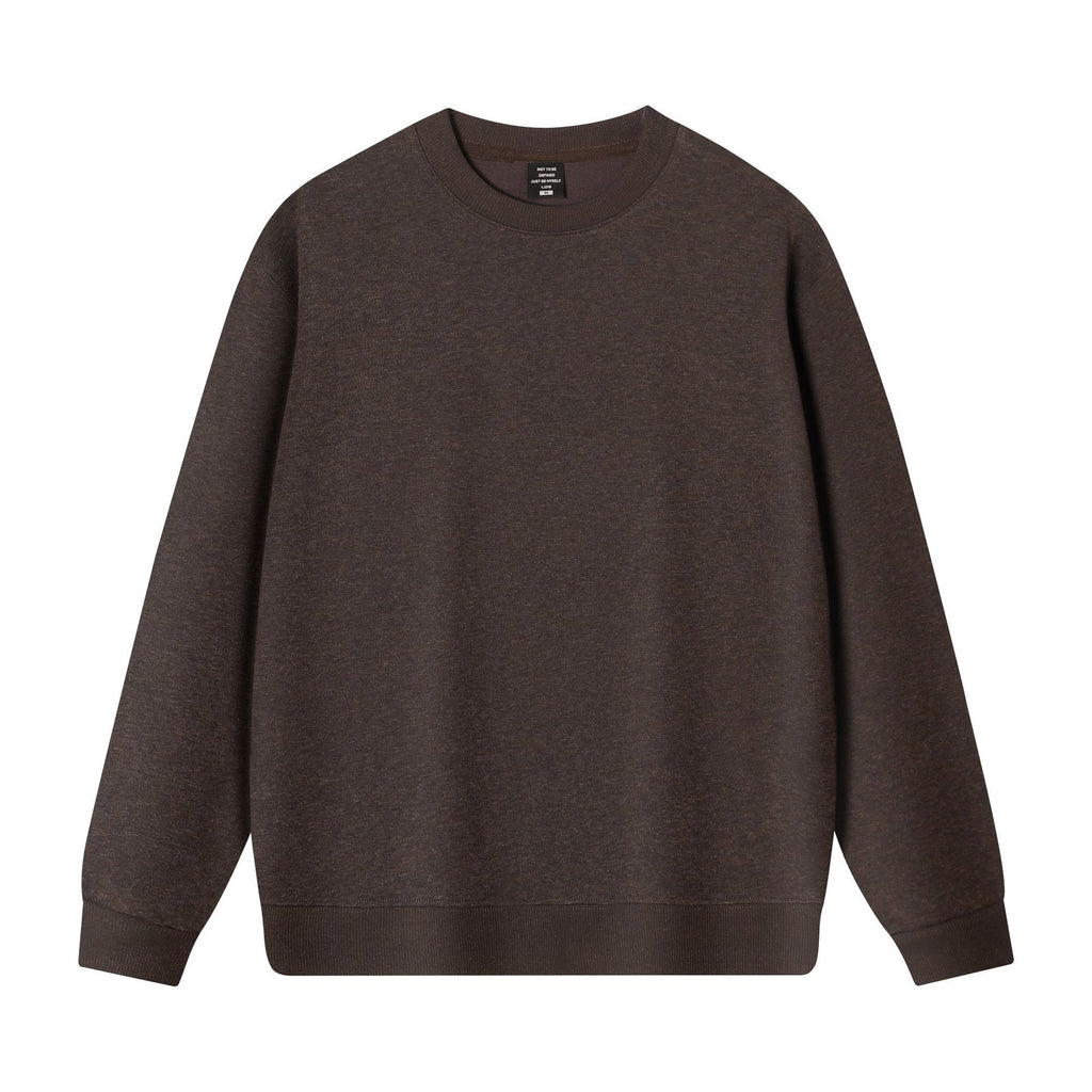 Loose fit crew neck long sleeve sweatshirt